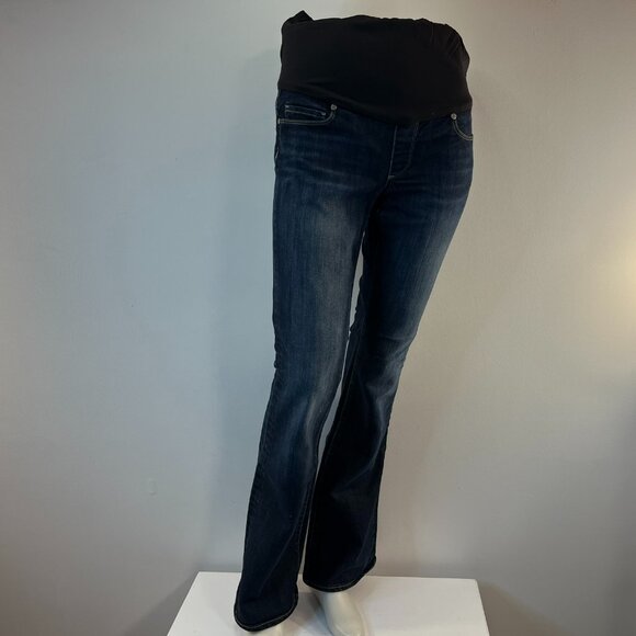 PAIGE Denim Women's Maternity Laurel Canyon Las Palmas Jean - Size 27 - Picture 2 of 7